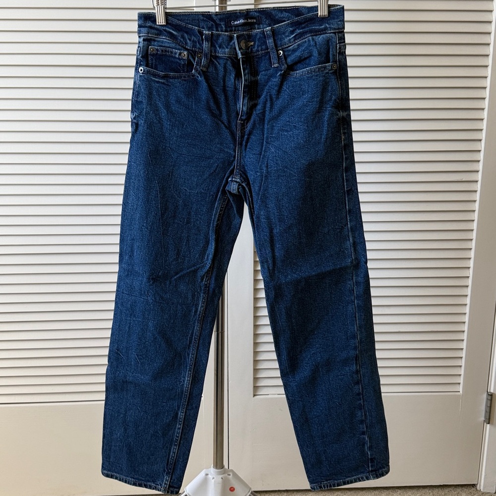 Calvin Klein Dark Blue Denim Pants